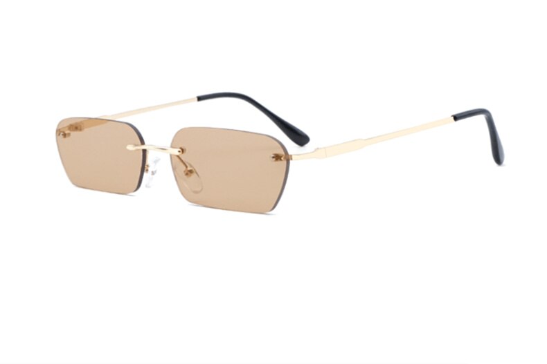 Title 16, Rectangle Rimless Sunglasses