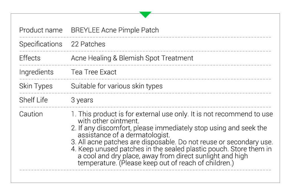 Title 5, Tea Tree Acne Patch