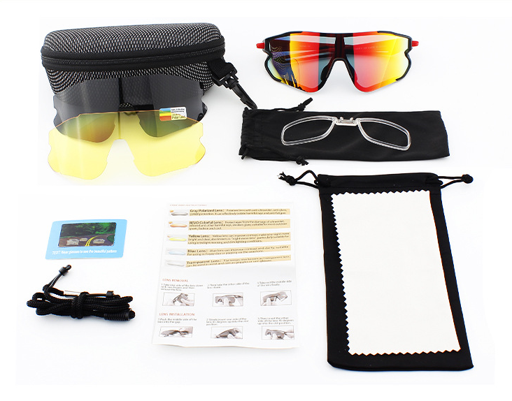 Title 2, New Outdoor Cycling Glasses Interchangeable Len...