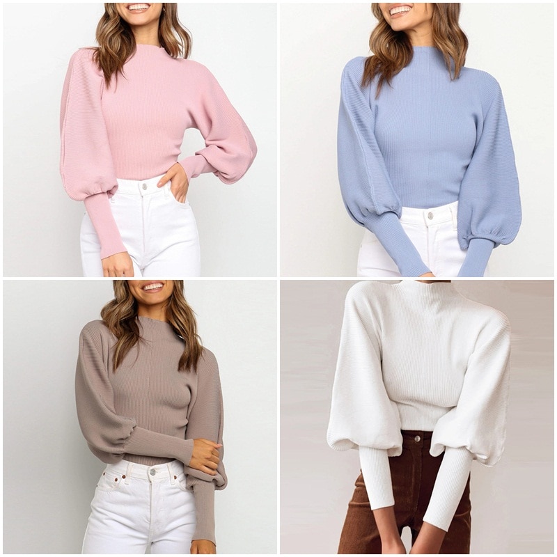 Title 2, White Casual Sweater High Street Style Knitted ...