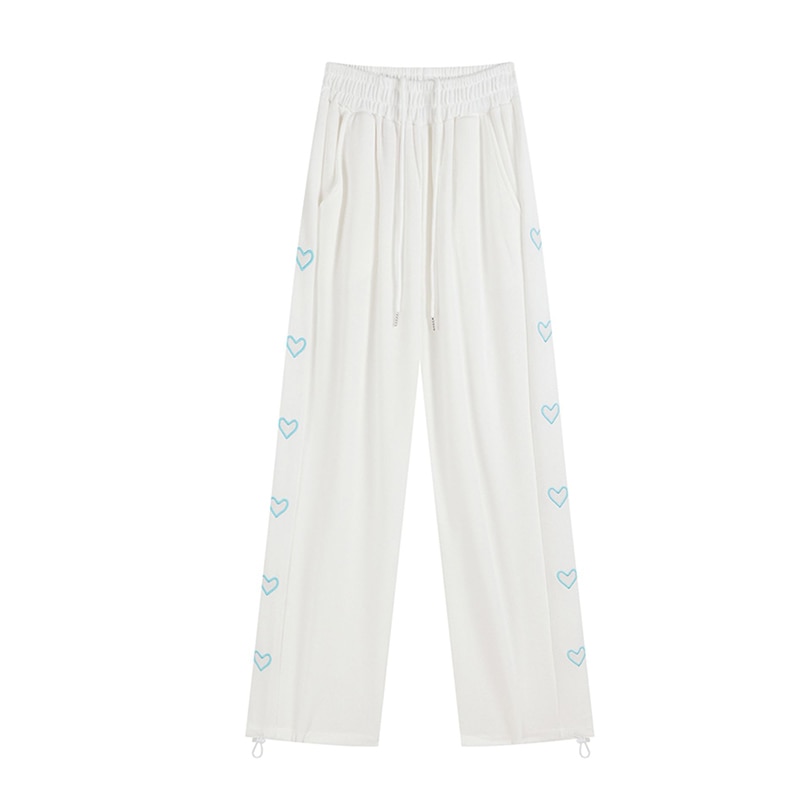 Title 2, Drawstring High Waist Drawstring Leisure Trousers