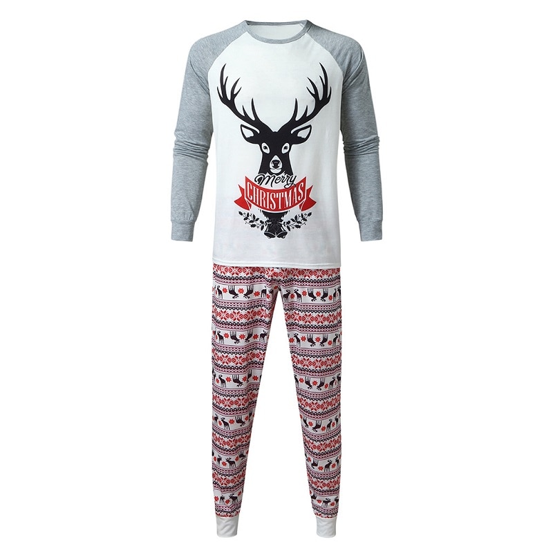 Title 8, Langarm-Pyjama-Set mit Weihnachtselch-Motiv, fü...