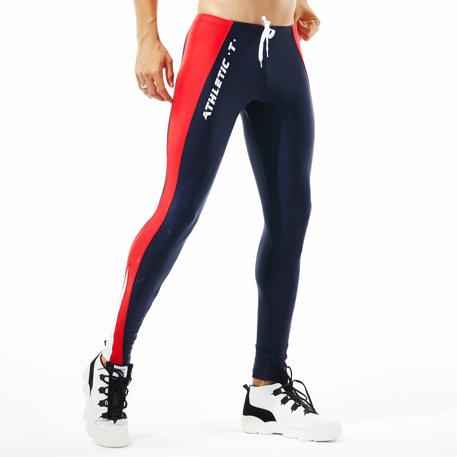 Title 14, New Hot Sale Mens Tight Fitness Training Trous...