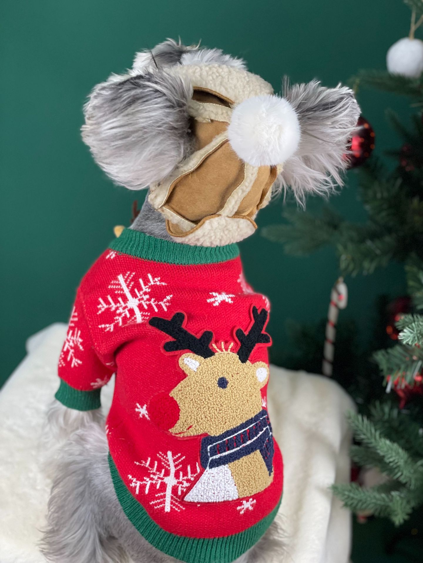 Title 34, Nouveau Pull pour Chien Rembourré de Noël Vêtem...