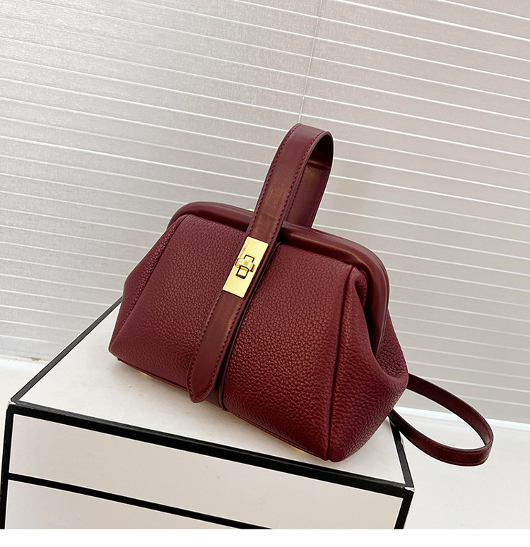 Title 9, Pure Color PU Trend Personality Simple Shoulder...