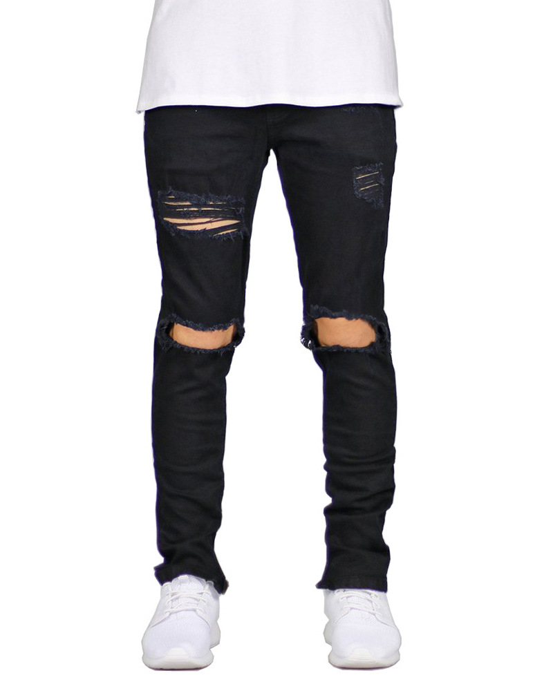 Title 3, Mens Ripped Slim Jeans