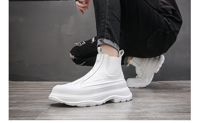 Title 4, Thick-soled High-top Casual Set Of Boots