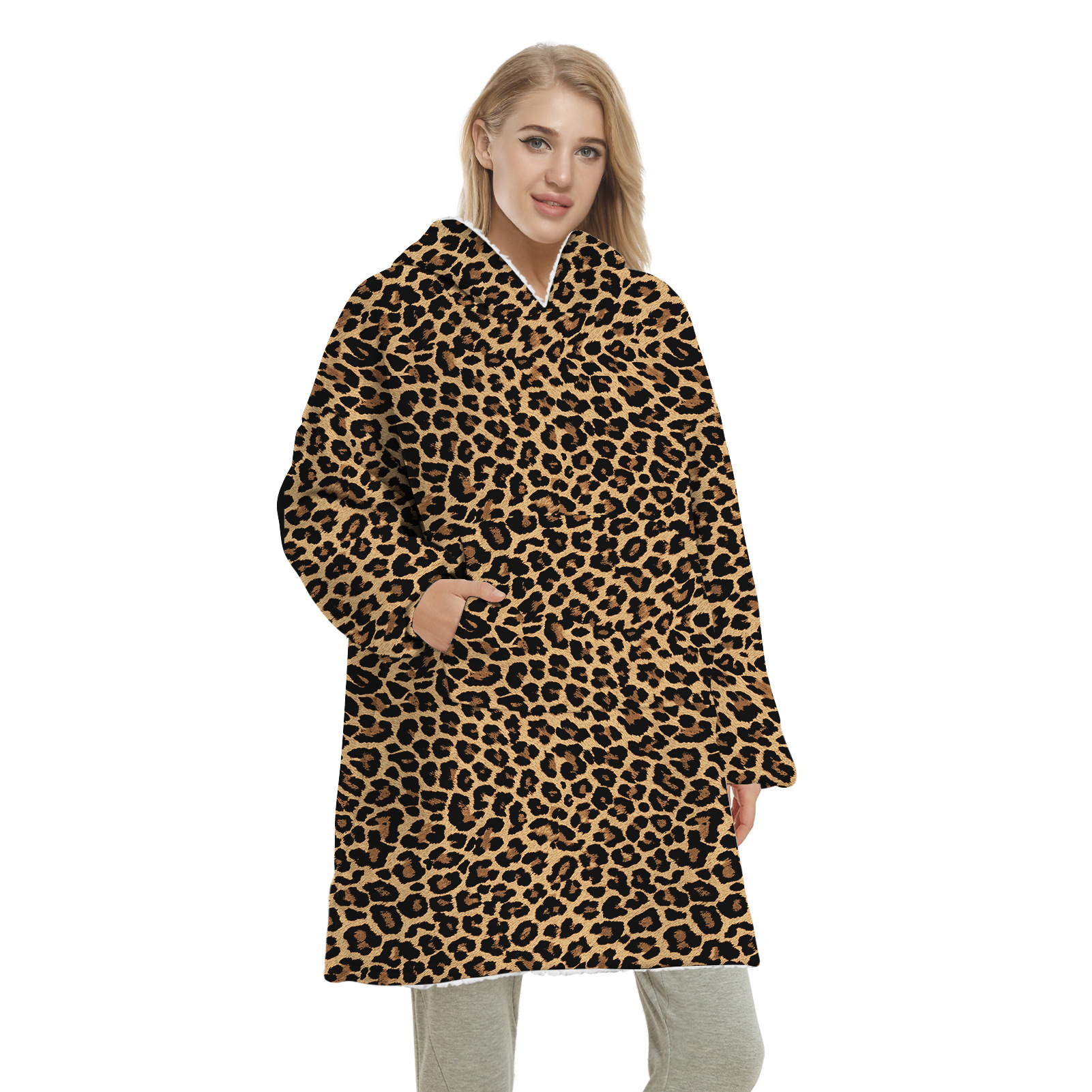 Title 37, Starry Sky Digital Printed Mink Fleece Hooded S...