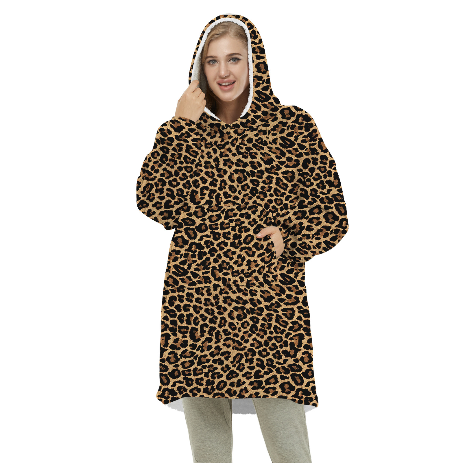 Title 38, Starry Sky Digital Printed Mink Fleece Hooded S...