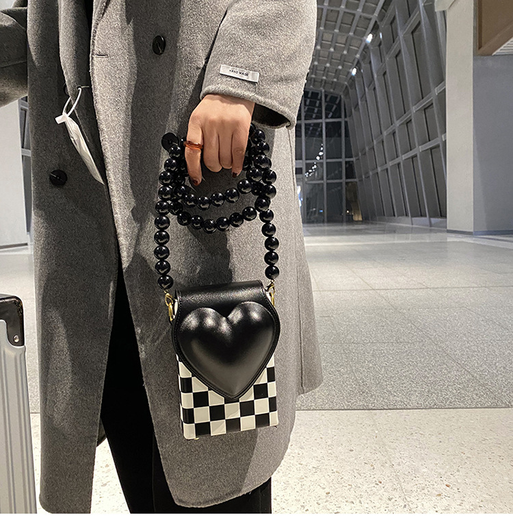 Title 9, New Checkerboard Mobile Phone Bag Shoulder Mess...