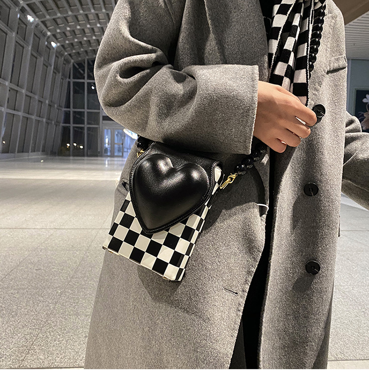 Title 10, New Checkerboard Mobile Phone Bag Shoulder Mess...