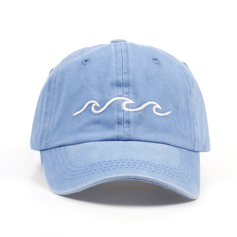 Title 6, Wavy Embroidery Baseball Hat for casual wear. P...