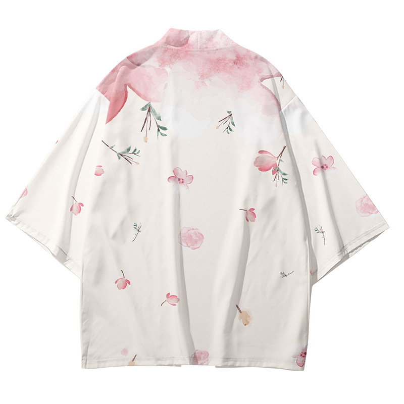 Title 2, Flower And Plant Kimono Digital Printing Perfor...