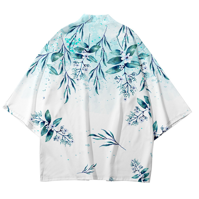 Title 4, Flower And Plant Kimono Digital Printing Perfor...