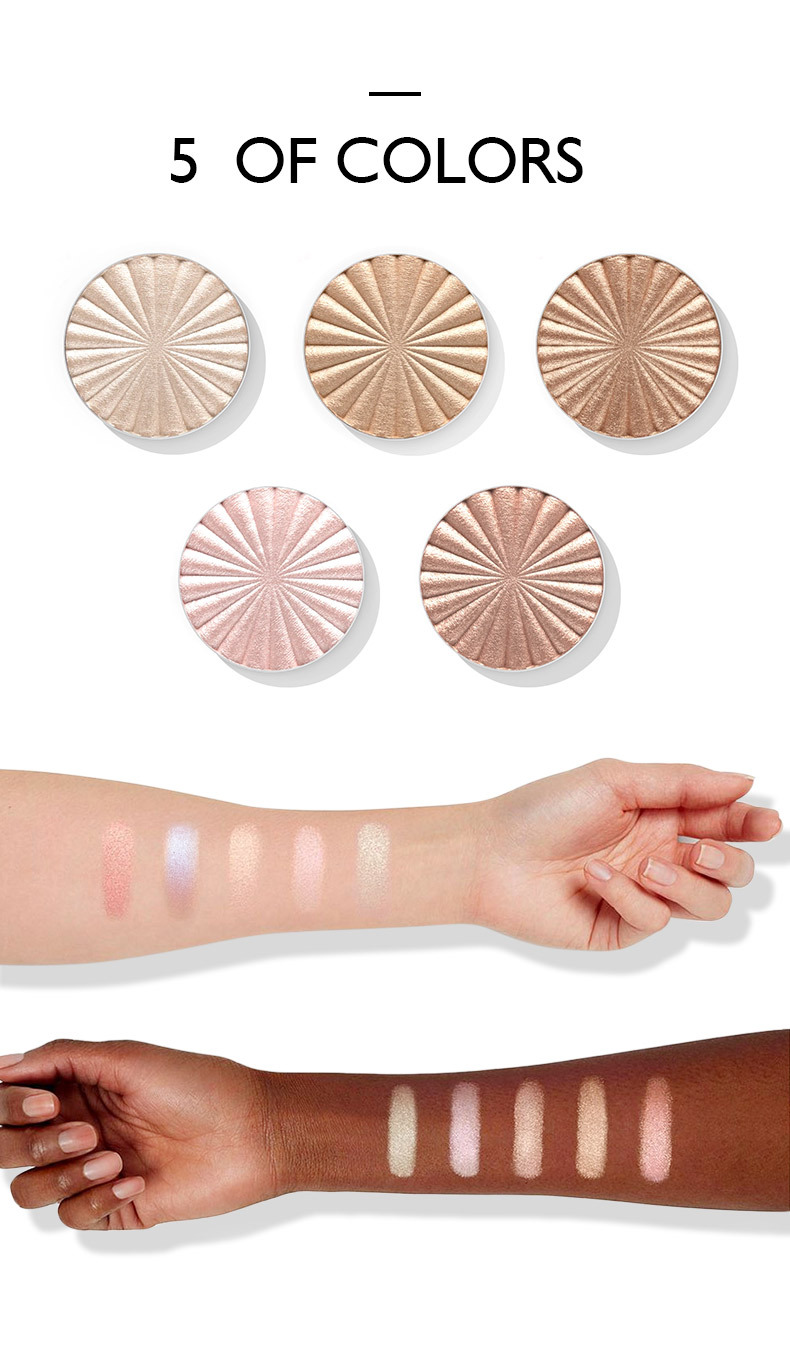 Title 8, 5-kleuren Highlight & Contouring Palette voor d...