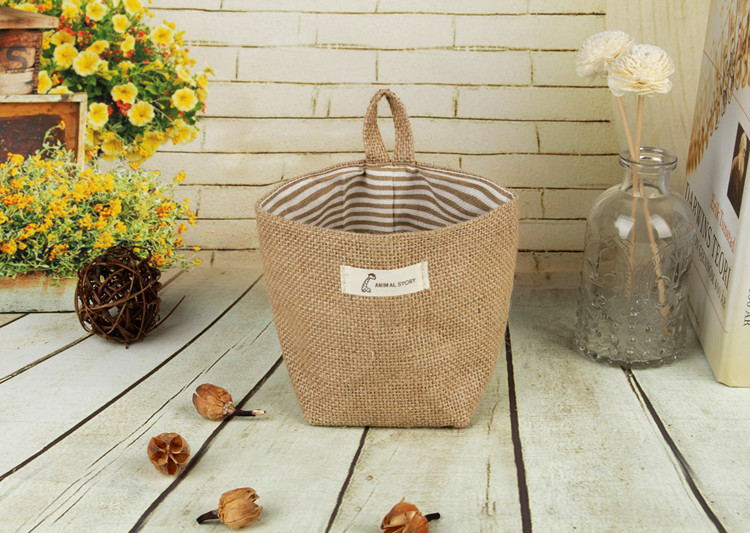 Title 2, Cotton linen flower pot small sack