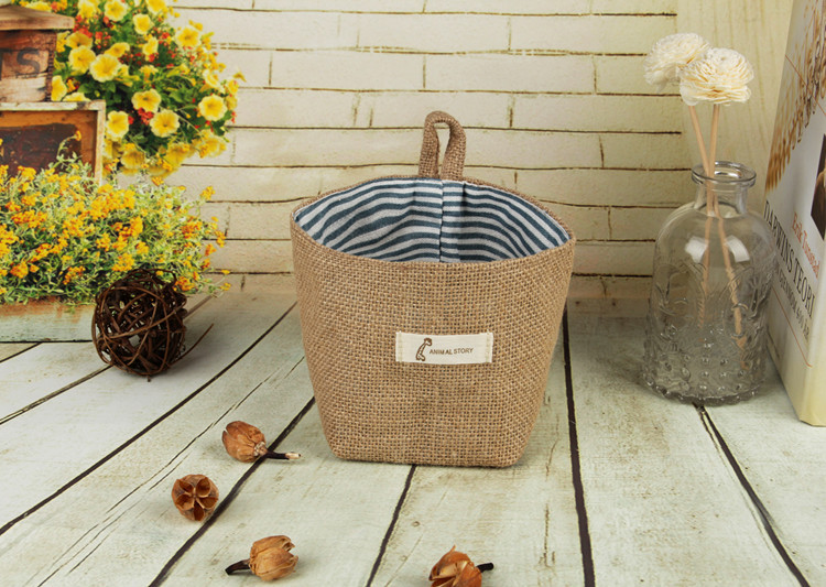 Title 8, Cotton linen flower pot small sack