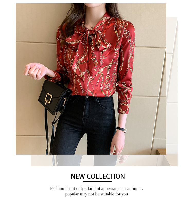 Title 1, Silk Design Sense Western Style Shirt Bow Tie T...