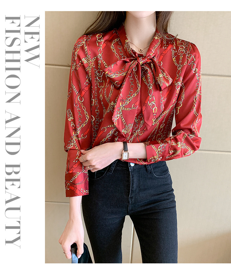 Title 9, Silk Design Sense Western Style Shirt Bow Tie T...