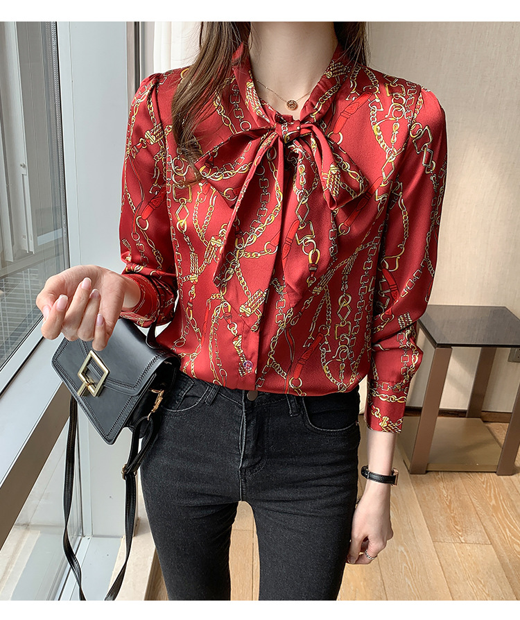 Title 11, Silk Design Sense Western Style Shirt Bow Tie T...