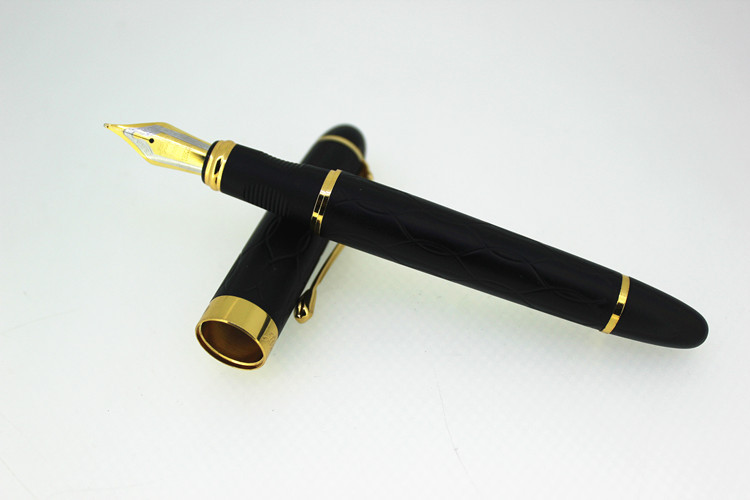 Title 5, Full Metal Fountain Pen With Golden Clip Luxur...