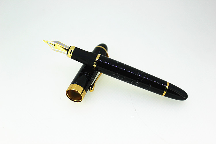 Title 8, Full Metal Fountain Pen With Golden Clip Luxur...