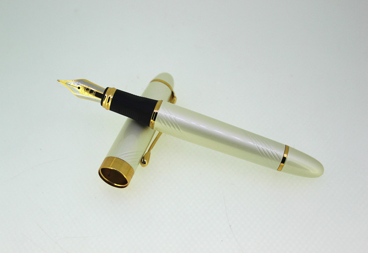 Title 9, Full Metal Fountain Pen With Golden Clip Luxur...