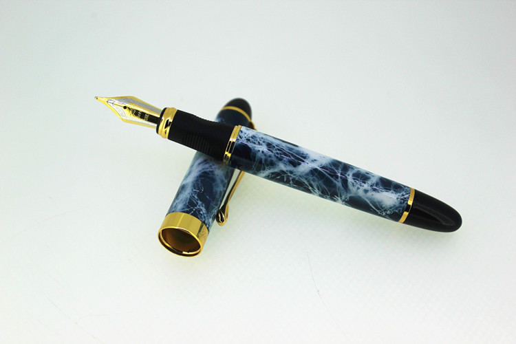 Title 10, Full Metal Fountain Pen With Golden Clip Luxur...