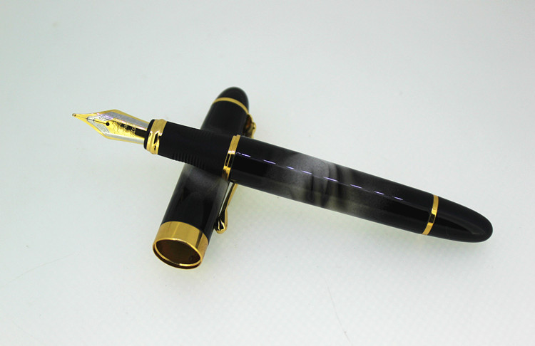 Title 12, Full Metal Fountain Pen With Golden Clip Luxur...