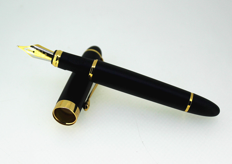 Title 13, Full Metal Fountain Pen With Golden Clip Luxur...