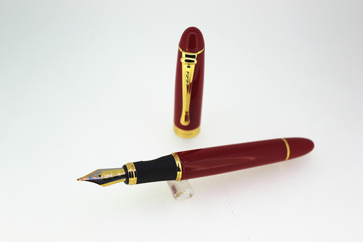 Title 19, Full Metal Fountain Pen With Golden Clip Luxur...