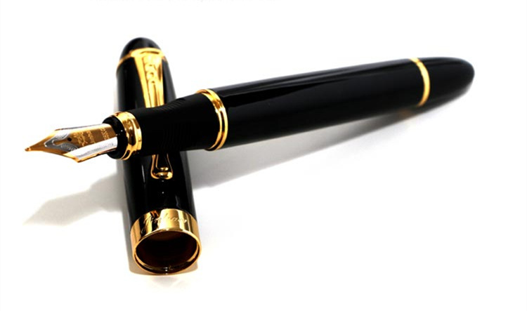 Title 20, Full Metal Fountain Pen With Golden Clip Luxur...