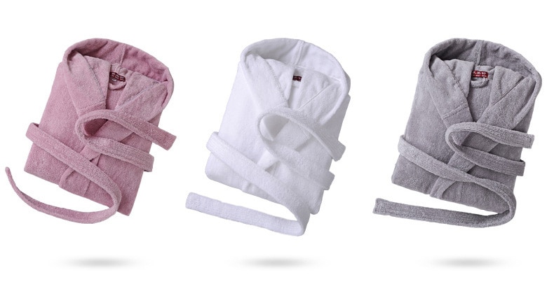 Title 6, Cotton Bathrobe Thick Towel Material With Hood