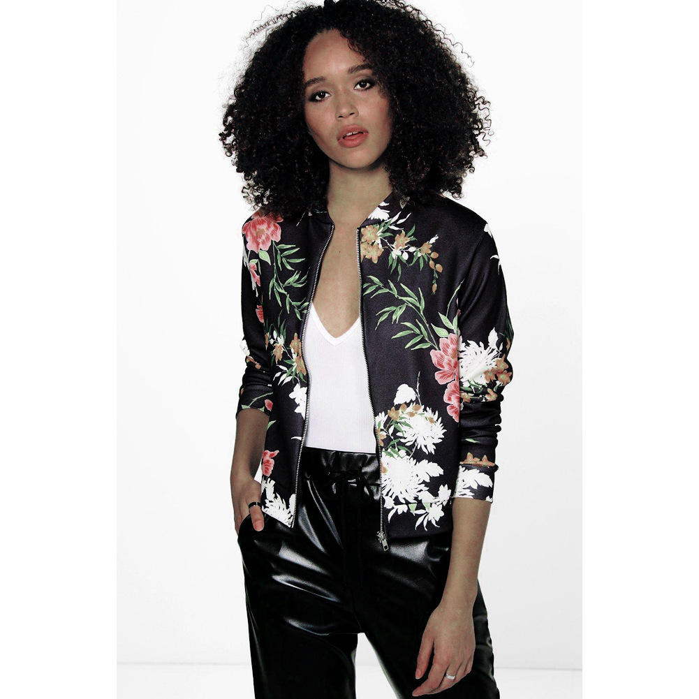 Title 2, Long sleeve digital print womens jacket jacket