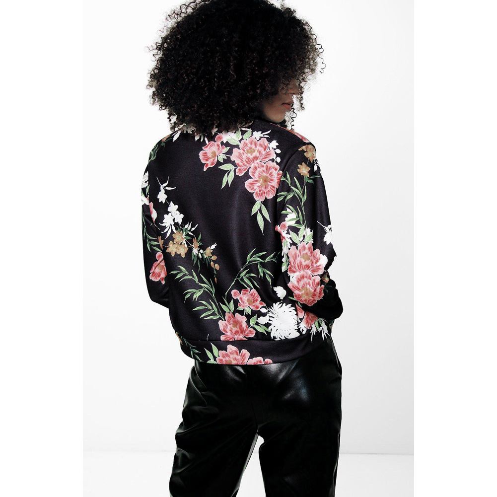 Title 3, Long sleeve digital print womens jacket jacket