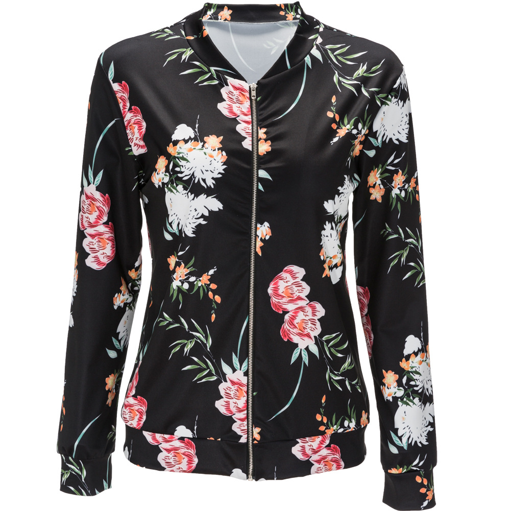 Title 9, Long sleeve digital print womens jacket jacket