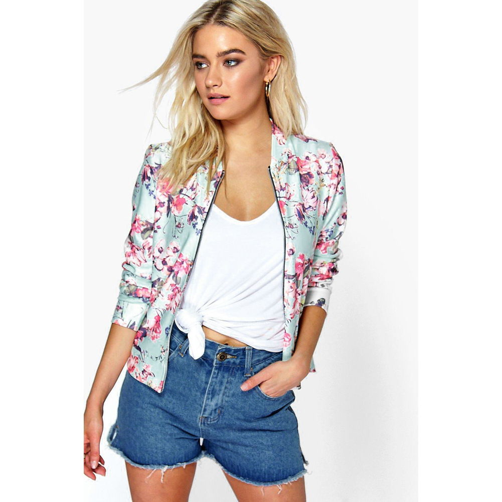 Title 11, Long sleeve digital print womens jacket jacket