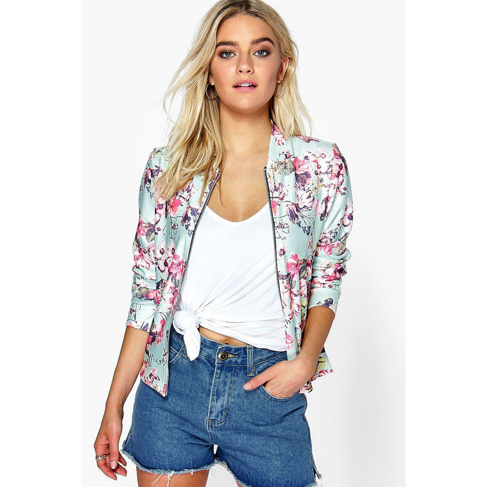 Title 13, Long sleeve digital print womens jacket jacket