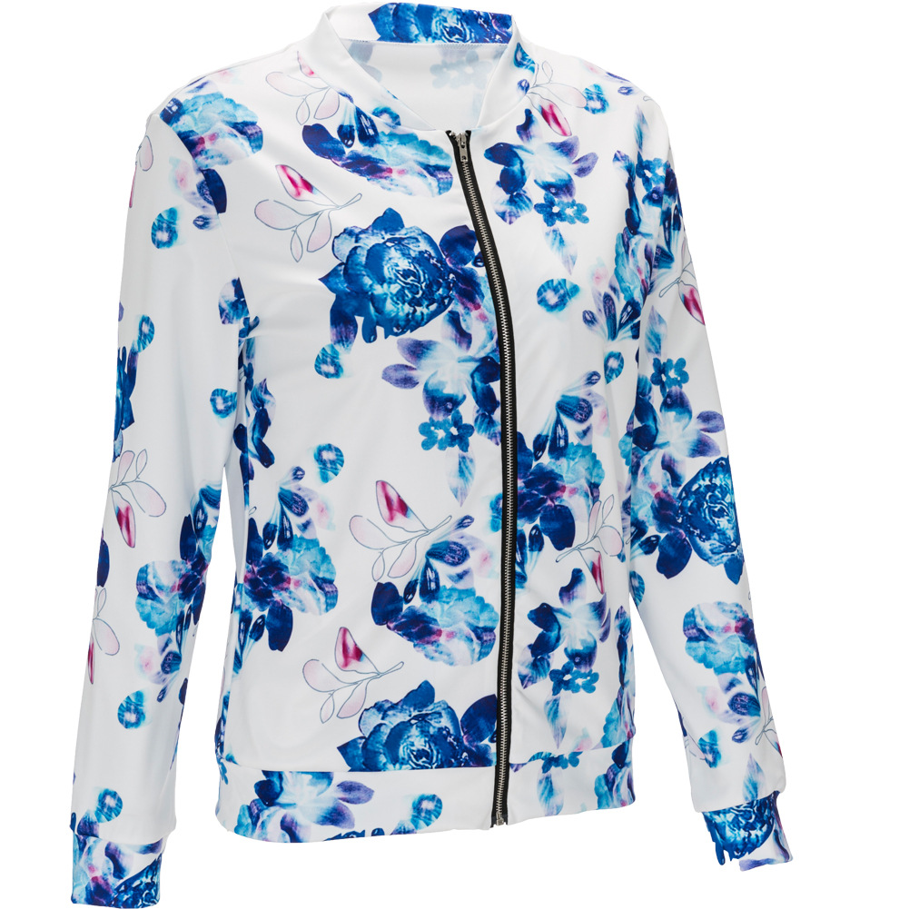 Title 14, Long sleeve digital print womens jacket jacket