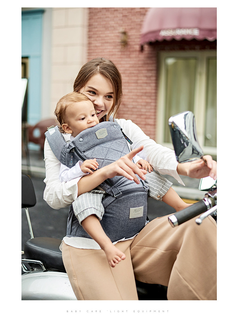 SwiftWear Babytrage Müheloser Komfort und Stil für Eltern Wild Carrier BleuRibbon Baby