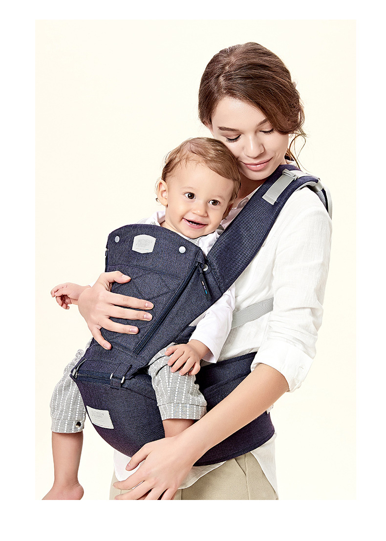 SwiftWear Babytrage Müheloser Komfort und Stil für Eltern Wild Carrier BleuRibbon Baby
