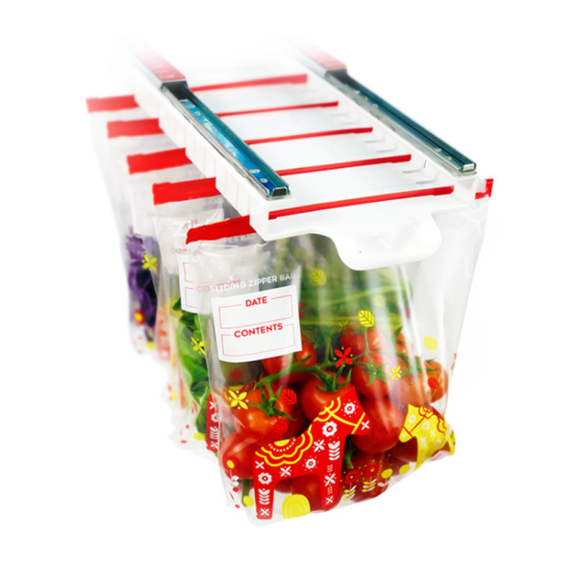 Title 2, Food Zip-bag Storage Bag Hanging Storage Holder