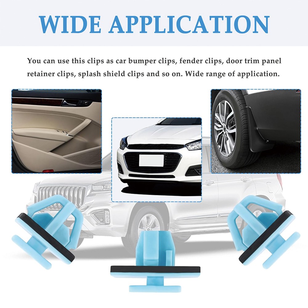 50pcs For Hyundai Santa KIA Side Moulding Clips Door Trim Strip 877561F000 — image 6