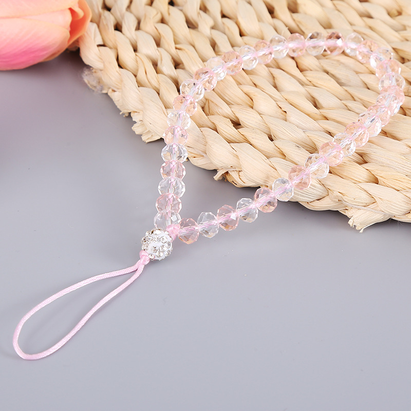 Title 7, Mobile Phone Lanyard Crystal Short Bracelet Pen...