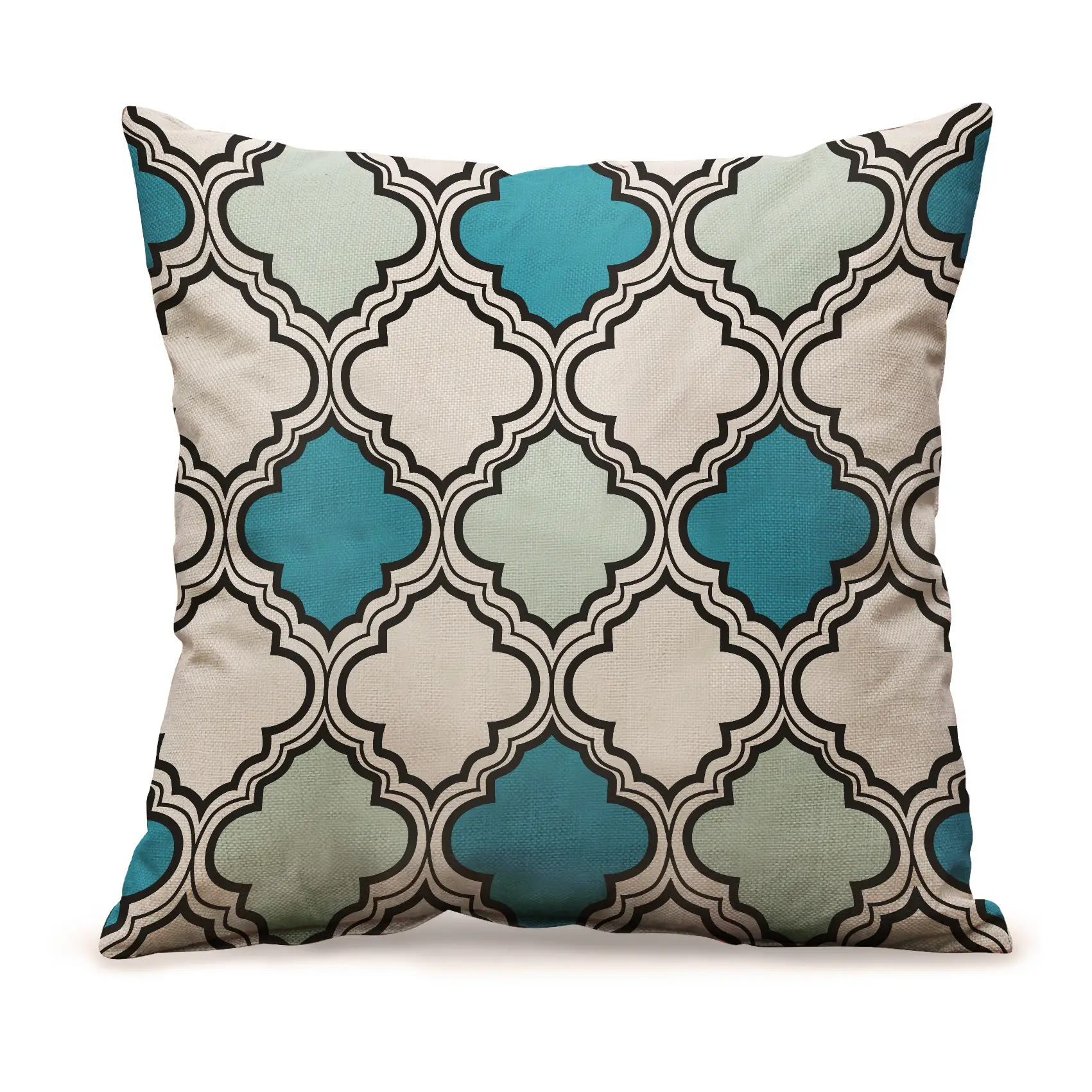 Pillow Cover Linen Cushion Sofa Car Back