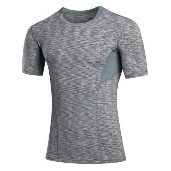 Title 3, Quick Dry Elastic Tight Fitness T-Shirt, design...