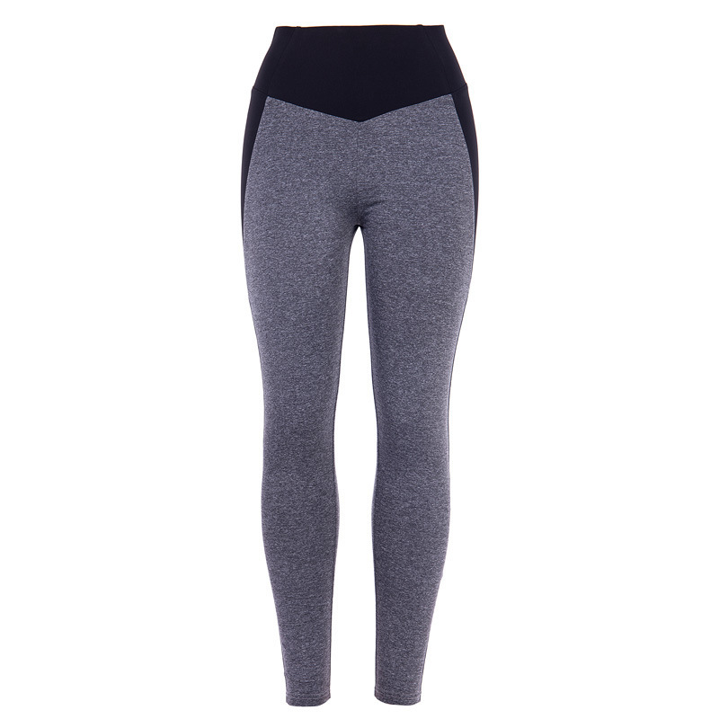 Title 6, Leggings de yoga con costuras negras y grises. ...