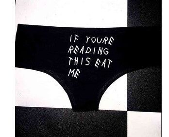 Title 1, Hot Sale Letter Print Panties