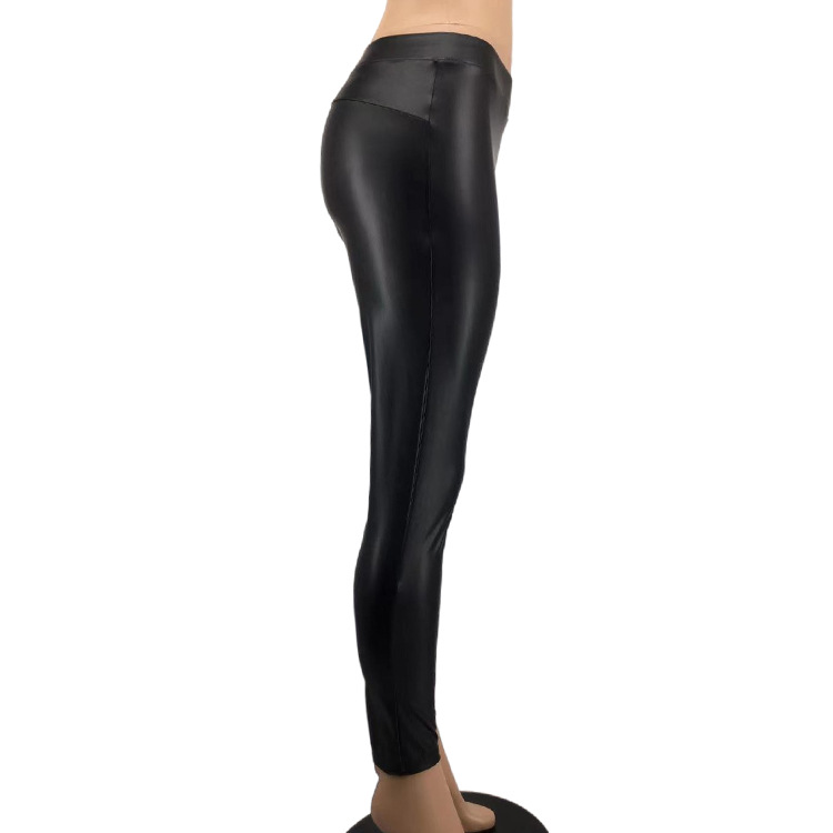 Title 5, Damen Lederhose Neu Slim Stretch Uni Farbe für ...