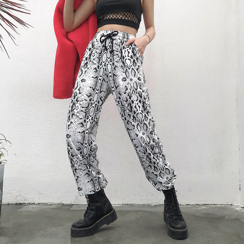 Title 2, Snake print loose slimming pants